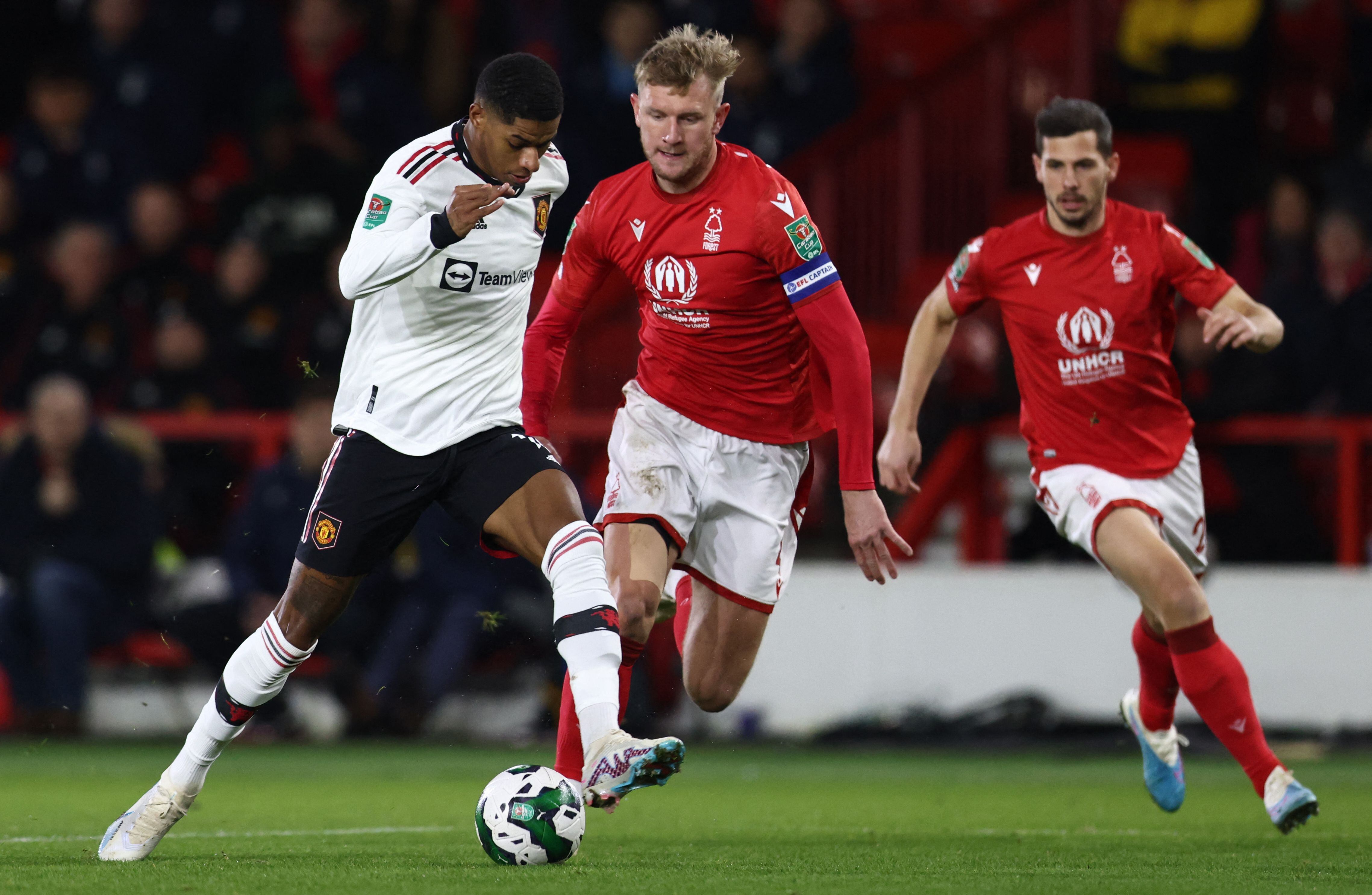 Carabao Cup: Marcus Rashford solo goal helps Manchester United ease to  victory over Forest – The Irish Times