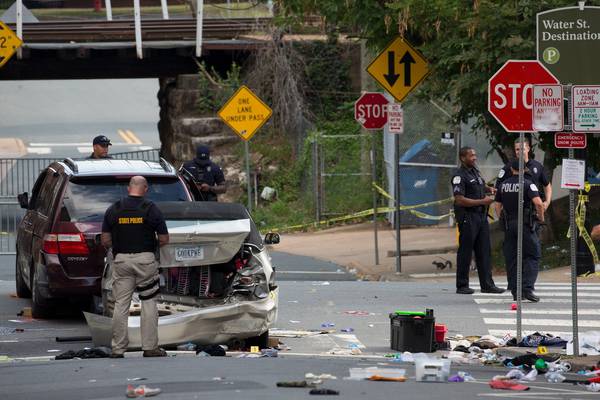Charlottesville: FBI to investigate car being driven into crowd