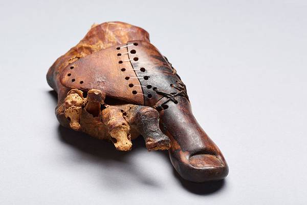 Scientists examine 3,000-year-old wooden prosthetic toe