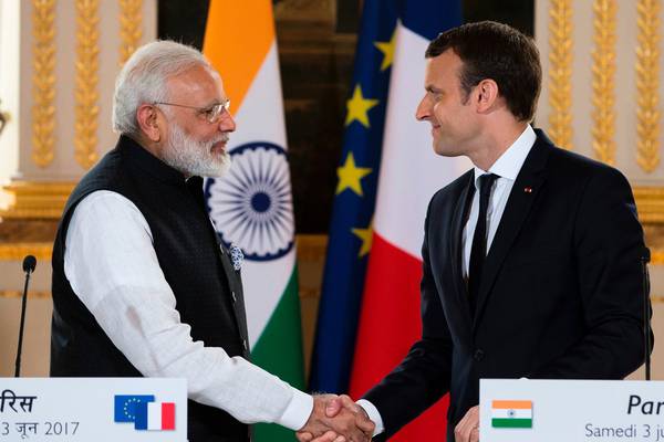 France, India show unity on Paris climate deal after US move
