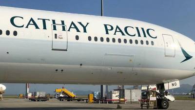 Mistakes on a plane: Cathay Pacific spells own name incorrectly