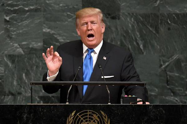 Trump tells UN the US is ‘willing and able’ to destroy North Korea