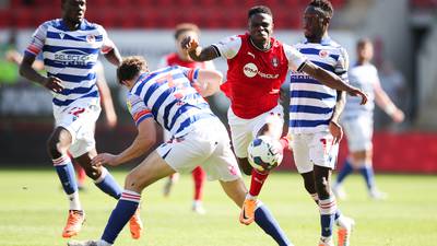 Championship round-up: Chiedozie Ogbene on target as Rotherham roll over Reading