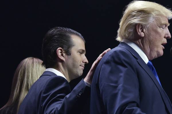 Donald Trump condemns ‘witch hunt’ against son