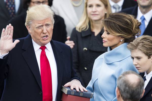 Trump seriously considered taking the oath of office on his bestseller The Art of the Deal