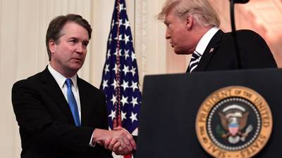 Trump apologises to Kavanaugh for ‘terrible pain and suffering’