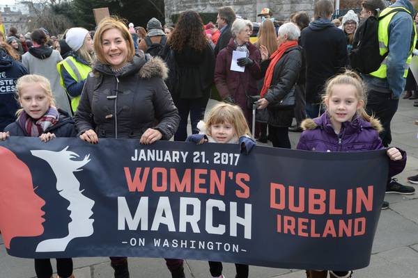 Women’s March: ‘I didn’t bring  my daughters so they’d become raging feminists’