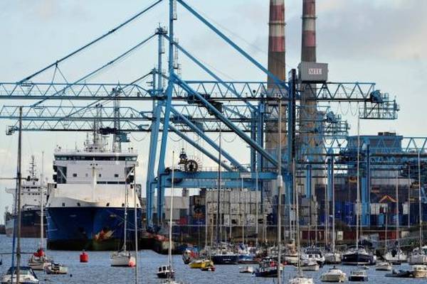 Drop in volume of goods handled at main Irish ports