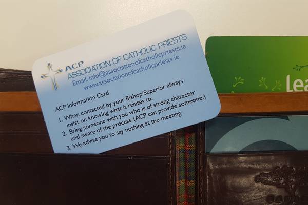 Priests given wallet-size help cards for handling abuse claims