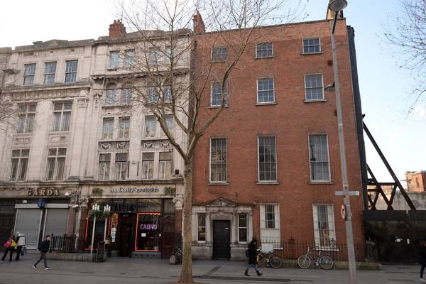 Last Georgian house on Dublin’s O’Connell Street is at risk from neglect