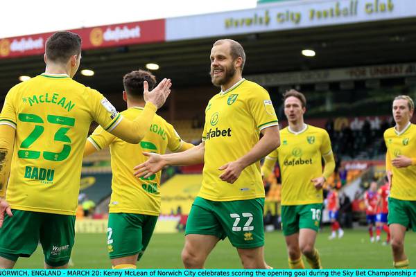 Championship: Norwich’s winning run ended by Blackburn