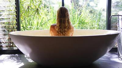 Take three hotel baths with a view