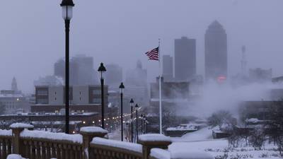 If Trump wins in Iowa, it will be about tearing down faith in humanity. A blizzard is fitting