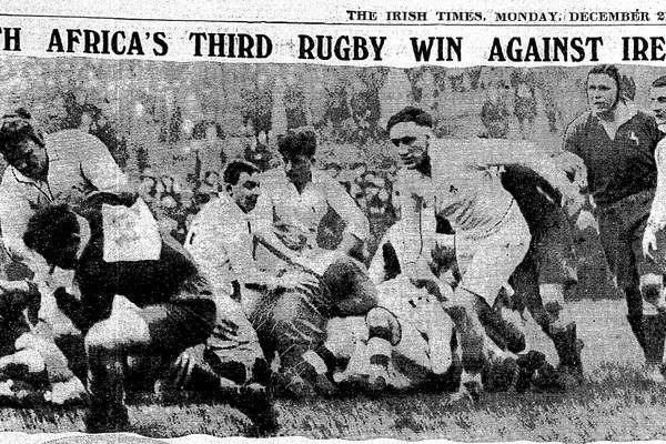 From the Archives - December 1931: Ireland 3 South Africa 8