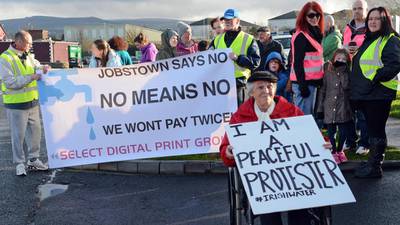 Peaceful Jobstown anti-water charge protest attracts 200