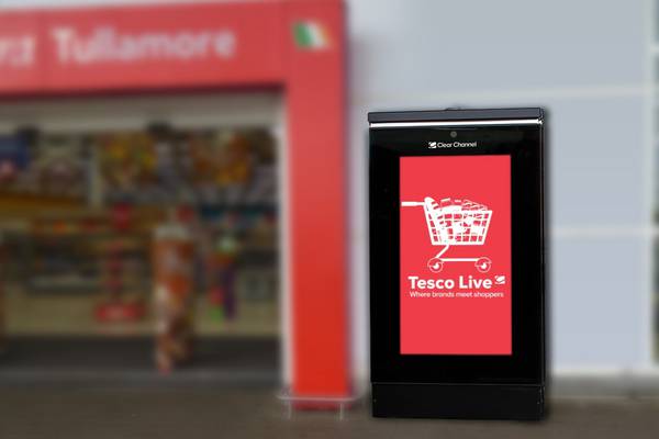 Clear Channel Ireland wins Tesco contract to install digital advertising screens