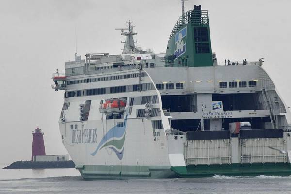 Irish Ferries owner warns of risk to Common Travel Area as revenue slumps