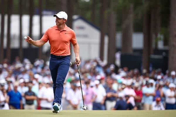 US Open: Rory McIlroy takes share of the lead after opening 65 at Pinehurst