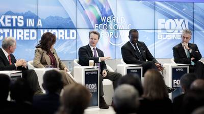 Davos: Business chiefs clash over Trump tax ‘sugar high’