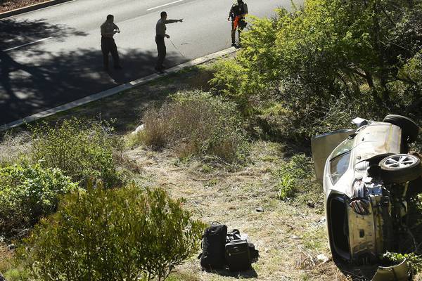 Police determine cause of Tiger Woods car crash but withhold details