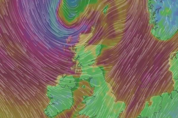 Warning of ‘danger to life’ as Storm Caroline sweeps across northern UK