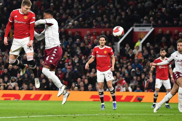 McTominay’s early header sends Man United through as Villa rue missed chances