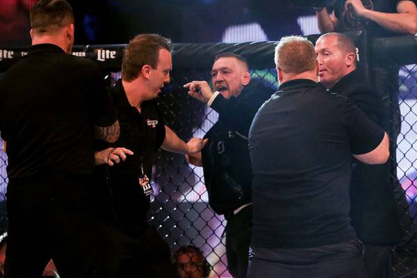Conor McGregor apologises after altercation during MMA event