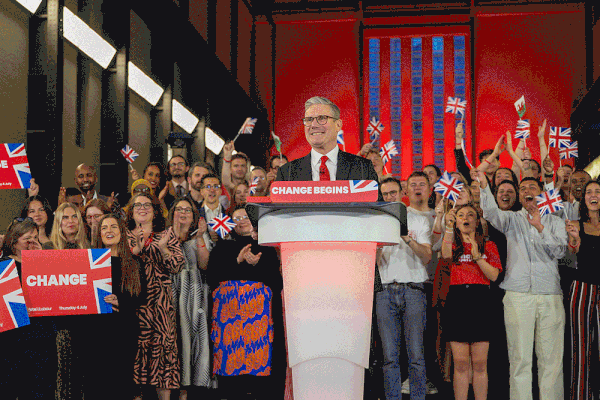 ‘Change begins now’: Labour wins landslide as DUP suffers ‘seismic’ defeat