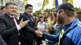Ukraine names former Georgian president as governor of Odessa