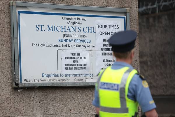 Man charged over fire leading to destruction of ‘irreplaceable’ mummies at St Michan’s Church