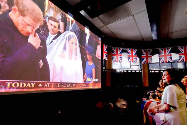 ‘There’s not much of a buzz’: Royal wedding from a London pub