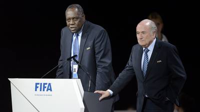 Issa Hayatou will serve as acting president of Fifa