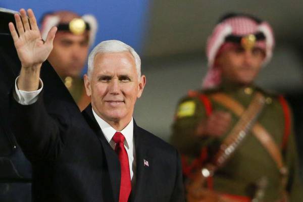 Pence defends Trump’s Israel policy during Middle East visit