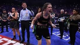 Katie Taylor takes fuel from the doubters and serves up an epic: ‘It’s great to prove people wrong’