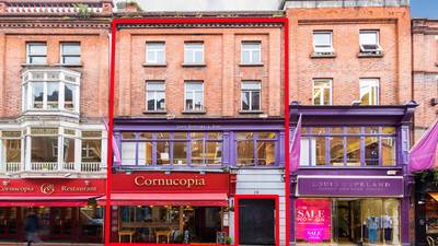 Prime retail investment on Wicklow Street for €1.95m