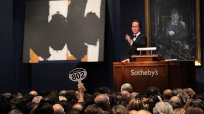 Second-quarter profits down 13% at  auctioneer Sotheby’s