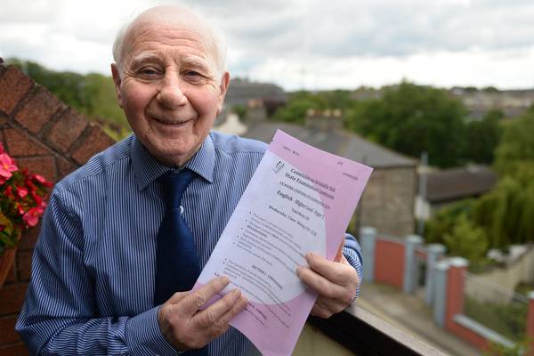 Sitting the Leaving Cert aged 80: ‘A great journey. I feel very enriched’