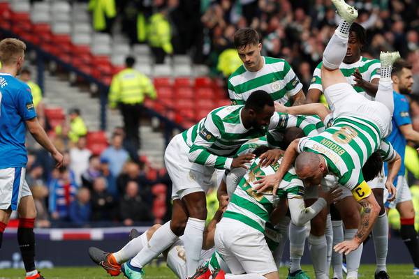 Celtic run through Rangers to keep treble dream alive and kicking