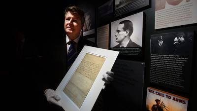 Pearse surrender letter should not be auctioned, says Ferriter