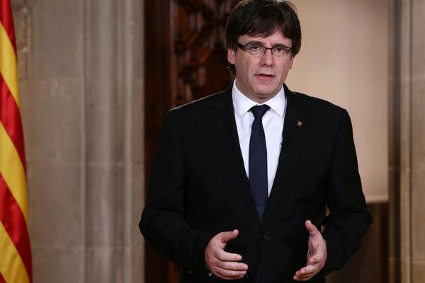 Catalan president attacks Spanish king over independence stance