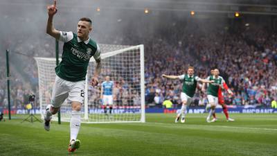Stokes on the double as Hibs makes history
