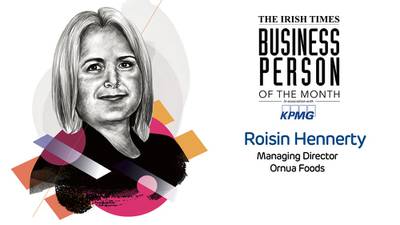 The Irish Times Business Person of the Month: Roisin Hennerty
