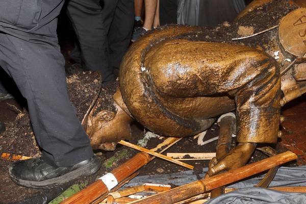 Protesters topple ‘Silent Sam’ Confederate statue at University of North Carolina