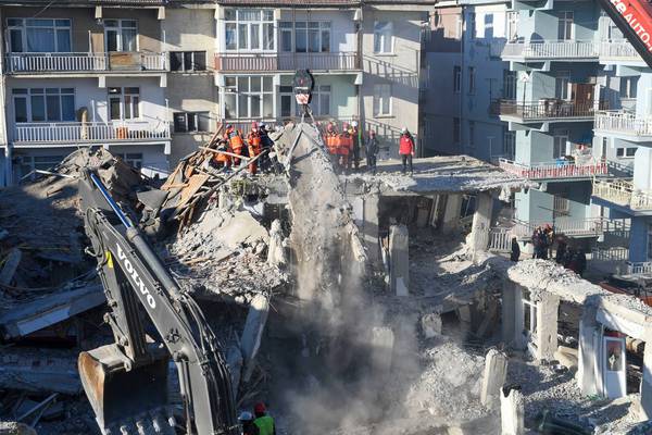 Turkey earthquake: rescue teams pull survivors from rubble as death toll hits 38