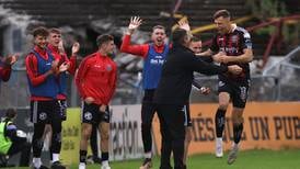 Bohemians up to third after win over 10 man Drogheda at Dalymount Park 