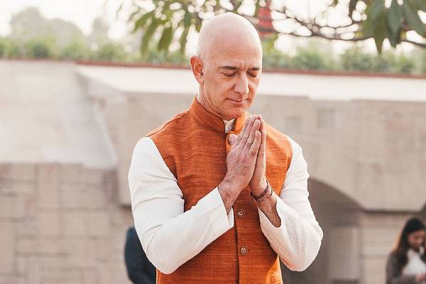 Jeff Bezos promises $1bn Amazon investment in India