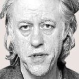 Bob Geldof's face 