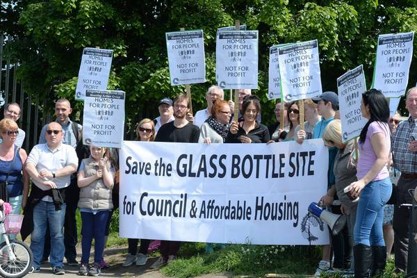Deal on 900 social homes for Glass Bottle site close to completion