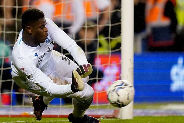 Brice Samba saves three penalties to send Nottingham Forest to playoff final