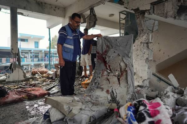 Israeli strike on UN school in Gaza kills dozens of people seeking shelter, local media says